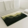 Luxe Home Canada Waves Microfiber Bath Mat (40x60 cm) Green