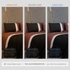 Stoa Paris 300TC UltrSatin Super King Bedsheet with 2 Pillow Covers Satin Super Caramel White