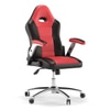 Mika Leatherette Study Chair in Scarlet Red Colour