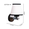 Devansh Metal Electric Wall Light in White & Black Colour with White & Black Shade Count of 1 Light