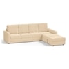 Apollo Sofa (Colour : Birch Beige, Cushion : Soft, Back Type : High Back, Seating Capacity : Right Aligned 3 Seater + Right Aligned Chaise + Ottoman)