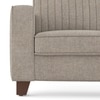 Apollo Neo 3 Seater Fabric Sofa in Mist Brown Colour (Back Height : Regular, Cushion Type : Soft)