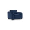 Esquel Premium 1 Seater Fabric Sofa in Lapis Blue Colour