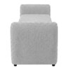 Redol Boucle 2 Seater Ottoman Bench with Storage  in Gre  Color