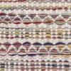 Jaipur Rugs Soft Geometric Wool Viscose Dhurrie Rug Grey 6x9 ft