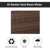 Carry Bird Wicker Patio Furniture Outdoor Balcony Swings In Brown And Beige Colour