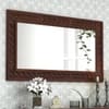 Mercury Solid Wood Mirror in Honey
