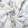 White Floral 300 GSM Cotton Double Bed Size Comforter from Threads