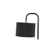 Danny Black Cotton Shade Table lamp