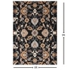 Presto Black Traditional Hand Tufted Wool Carpet 6X9 Feet