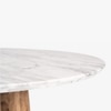Hump Solid Wood Four Seater Dining Table in Brown Colour
