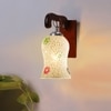 Devansh Solid Wood Electric Wall Light in Brown Colour with Multi Shade Count of 1 Light