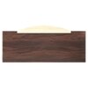 Arisa King Size Bed In Walnut Finish