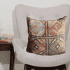 Collins Multi-Coloured Cotton Cushion Cover
