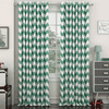 Chevron Door Curtains - Set Of 2
