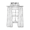 Ditsy Window Curtains   Set Of 2