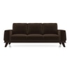 Granada Premium 3 Seater Fabric Sofa in Dark Earth Colour