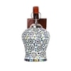Devansh Solid Wood Electric Wall Light in Brown Colour with Multi Shade Count of 1 Light