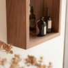 Sparkler Solid Wood Mirror In Provincial Teak 30 x 55 cm