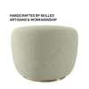 Elegantensemble Wood 1 Seater With Upholstery Non Storage Sofa In Beige Colour