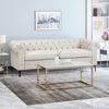 Rolex Fabric Sofa - Light Grey