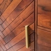 Loga Solid Wood Sideboard in Honey & Gold Finish