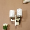 Eliante Modern Wall Lights Mild Steel & Glass Material Antique & White Finish