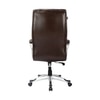 Adiko High Back Executive Revolving Office Chair In Brown