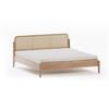 Meadow Non Storage Cane King Size Bed in Natural Finish