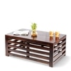 Erickson Sheesham Wood Coffee Table In Walnut Finish