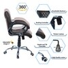 Vooilea Mid Back Executive Chair in Black Colour