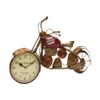 Metal Red 8'' Dial Bike Wall Clock By Craft Tree