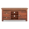 Fidora TV cabinet In honey finish