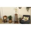 Pascal Beige Jute Floor Lamp with Beige Jute Base
