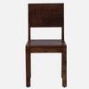 Noguchi Sheesham Wood Dining Chairs in Scratch Resistant Provincial Teak Finish Set of 2