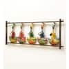 Desert Art Metal Handpainted Five Sardar Wall Hanging in Multicolour