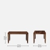 Anitz Solid Wood 6 Seater Dining Table in Provincial Teak Finish
