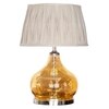 Ingram Glass and Metal Table Lamp With Natural Jute Shade