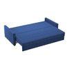 Alta 3 Seater Fold Out Sofa Cum Bed In Navy Bue Colour
