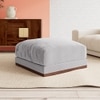 Denvar Ottoman Color in Grey