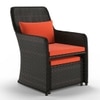 Bentham Patio Chair and Footstool Colour - Rust