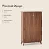 Webster 24 Pair Shoe Rack in Sheesham Finish