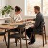 Scandinavian Luca Dining Chair Cocoa Finish
