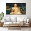 The Castle Decor Lord Buddha Meditation Wall Art Framed Painting 27x48 Inch (Style 20)