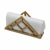 Metalsmith Metal Napkin Holder Gold Finish Tabletop Organizer