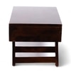 Ohio Sheesham Wood Laptop Table with 1 side Drawer in Walnut Finish
