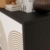 Nextstep Console Table Maple And White
