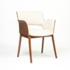 Mulho Veneer Dining Chair in Brown Colour
