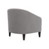 Daviana Boucle Fabric Lounge Chair in Grey Colour