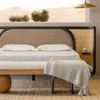 Andaman East Island Solid Wood Bed in Black Colour